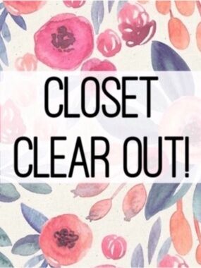 Closet Clear Out!!!!! (Everything needs to go)